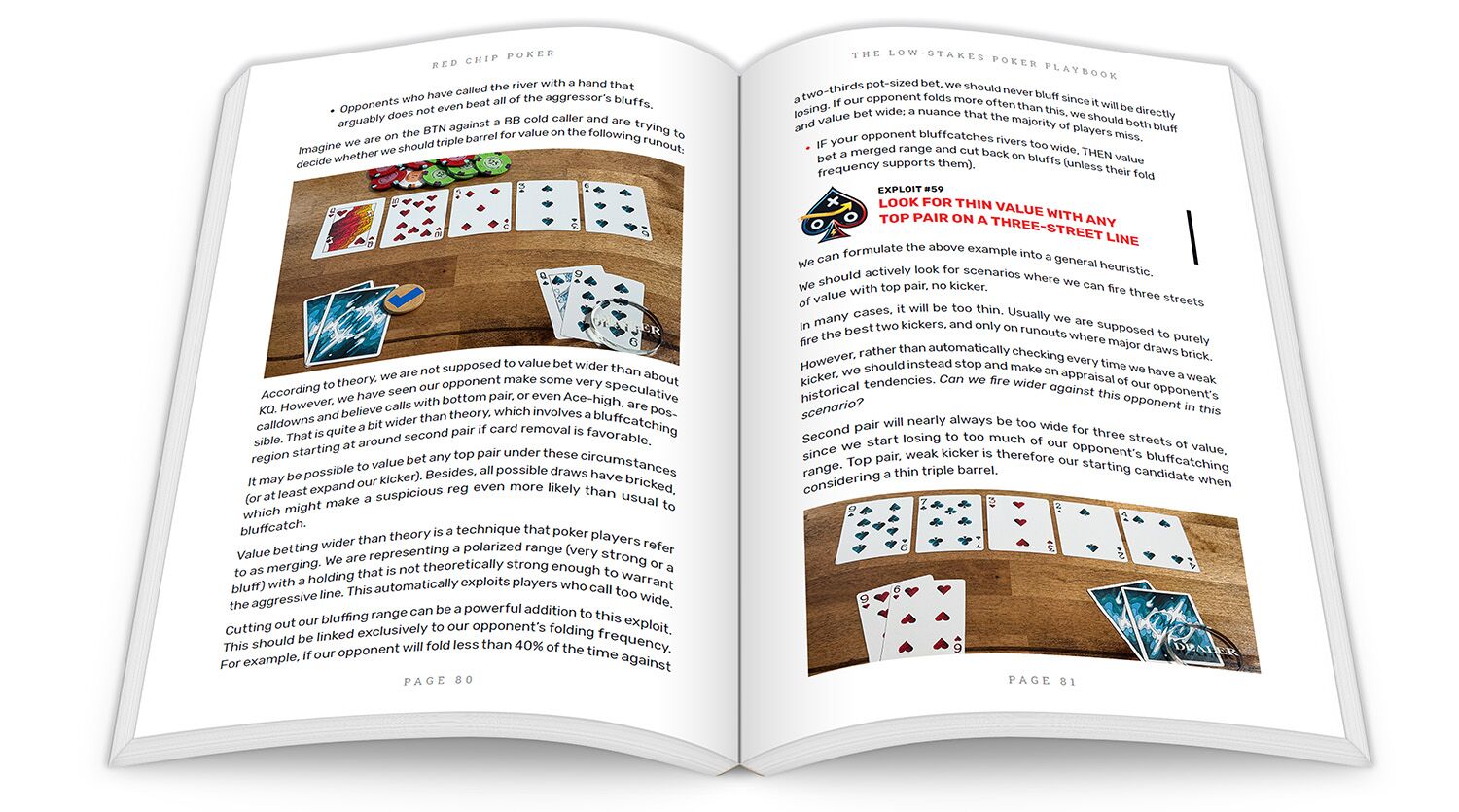 The Poker Playbook Pages 80 and 81