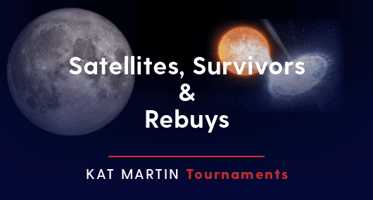 Tournaments 6 Rebuys Survivors And Satellites Red Chip Poker