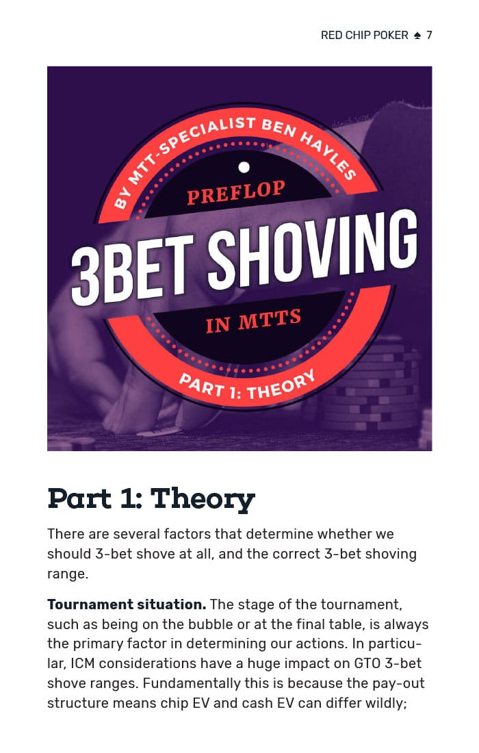 MTT 3-Bet Shoving
