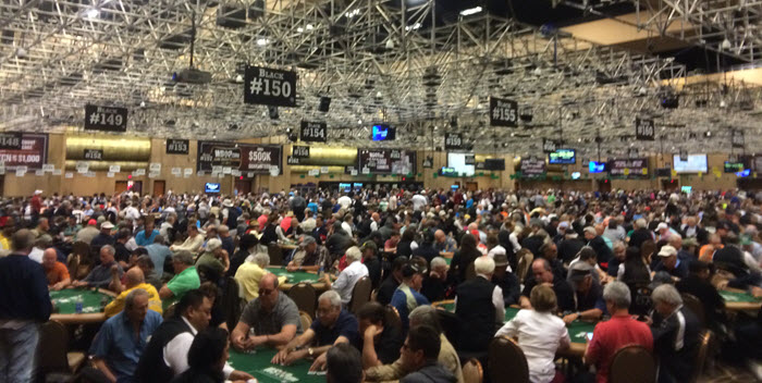 A picture from the WSOP 2014